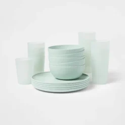 20pc Plastic Dinnerware Set - Room Essentials™ -Room Essentials GUEST 022fe69d 726c 41a5 842a 15a45b1a43a5