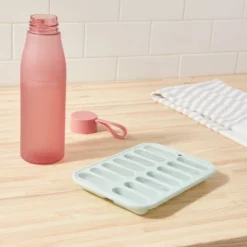 Room Essentials 7 Silicone Ice Tray Mint Green - Room Essentials™: 14-Cavity Silicone Mold, Dishwasher-Safe, 8.55 Volume Capacity