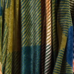 Printed Plaid Plush Throw Blanket Green Multi - Room Essentials™: Lightweight Knitted Fleece, 50x60, Machine Washable -Room Essentials GUEST 10aee841 8e63 465f 96f8 e9d97b6e27f9