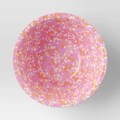 30oz Plastic Terrazzo Pale Raspberry Cereal Bowl Pink - Room Essentials™ 2 30oz Plastic Terrazzo Pale Raspberry Cereal Bowl Pink - Room Essentials™ - Image 2