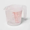 Liquid Measuring Cups - Room Essentials™: Clear Polypropylene, 32 Oz Capacity, Dishwasher-Safe, Kitchen Essentials, 3-Piece Set