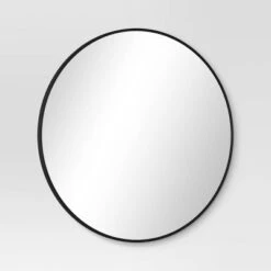 28" Round Metal Mirror Black - Room Essentials™ 4 28" Round Metal Mirror Black - Room Essentials™ -Room Essentials GUEST 1cf10a39 d1d1 4b79 bfd5 f493888313f1