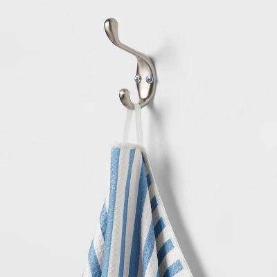 Quick Dry Striped Waffle Towel Blue - Room Essentials™ 4 Quick Dry Striped Waffle Towel Blue - Room Essentials™ - Image 4
