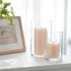 Clear Hurricane 3" X 4" Pillar Candle Holder - Room Essentials™
