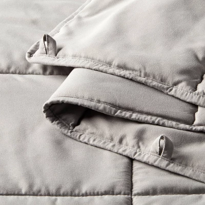 50"x70" 12lbs Weighted Blanket Gray - Room Essentials™ 4 50"x70" 12lbs Weighted Blanket Gray - Room Essentials™ - Image 4