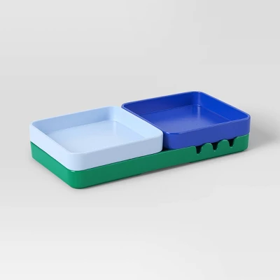 3pc Stackable Melamine Decorative Trays - Room Essentials™ 5 3pc Stackable Melamine Decorative Trays - Room Essentials™ - Image 5