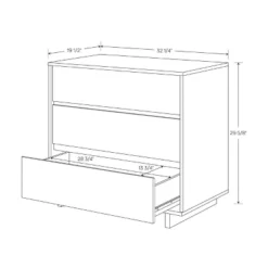 Modern 32" Wide 3 Drawer Dresser - Room Essentials™ 15 Modern 32" Wide 3 Drawer Dresser - Room Essentials™ -Room Essentials GUEST 2a951fcb 02d7 4c3c 9a9a acb811154e77