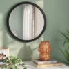 20" Round Wall Mirror Black - Room Essentials™