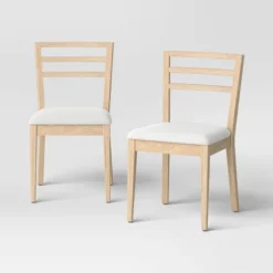 Set O2 Ladder Back Dining Chair With Padded Seat - Room Essentials™ 10 Set O2 Ladder Back Dining Chair With Padded Seat - Room Essentials™ -Room Essentials GUEST 3d1e850a e537 4881 8843 5b3492509260