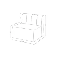 Modular Dorm Seating Armless Seat Compressed Foam - Room Essentials™ -Room Essentials GUEST 47ae01be 2afd 4b51 9574 f1487f965d38