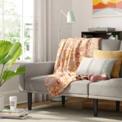 Textured Yarn Dyed Cotton Lumbar Throw Pillow - Room Essentials™