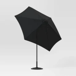 9'x9' Patio Market Umbrella - Black Pole - Room Essentials™ -Room Essentials GUEST 4daa16ee f0ca 4f6a 9f5b 0693c7005993