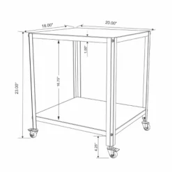 Metal Accent Rolling End Table Chalk White - Room Essentials™ 7 Metal Accent Rolling End Table Chalk White - Room Essentials™ -Room Essentials GUEST 51c19739 4361 4785 ab78 878da936f342