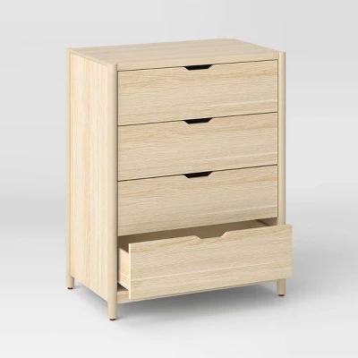 Scandi 4 Drawer Dresser Natural - Room Essentials™ 2 Scandi 4 Drawer Dresser Natural - Room Essentials™ - Image 2