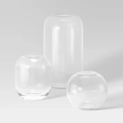 3pc Vase Set Glass Vase Set - Room Essentials™ -Room Essentials GUEST 56001250 93bf 4e40 868f ecb1258cab38