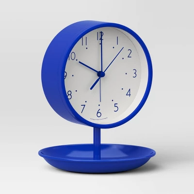 Trinket Tray Alarm Clock Blue - Room Essentials™ 2 Trinket Tray Alarm Clock Blue - Room Essentials™ - Image 2