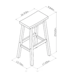 Set Of 2 29" Solid Wood Saddle Backless Barstool - Room Essentials™ 11 Set Of 2 29" Solid Wood Saddle Backless Barstool - Room Essentials™ -Room Essentials GUEST 5a3f604a d5ed 4fb4 8950 875f386b6c52