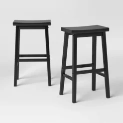 Set Of 2 29" Solid Wood Saddle Backless Barstool - Room Essentials™ 12 Set Of 2 29" Solid Wood Saddle Backless Barstool - Room Essentials™ -Room Essentials GUEST 5b973eb3 86f7 4ea0 ab19 dc49646326b8