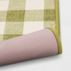 2'x3' Washable Plaid Gingham Harvest Scatter Woven Accent Rug Green - Room Essentials™ 5 2'x3' Washable Plaid Gingham Harvest Scatter Woven Accent Rug Green - Room Essentials™ -Room Essentials GUEST 5c50e3ec 747e 4b9d bb8c 60b5a9dab40e