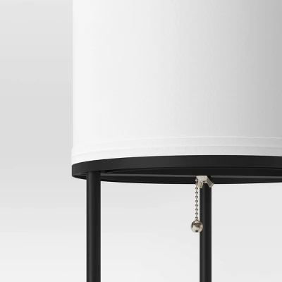 Shelf Floor Lamp Black (Includes LED Light Bulb) - Room Essentials™ 4 Shelf Floor Lamp Black (Includes LED Light Bulb) - Room Essentials™ - Image 4