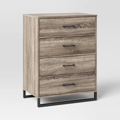 Mixed Material 4 Drawer Dresser - Room Essentials™ 6 Mixed Material 4 Drawer Dresser - Room Essentials™ - Image 6