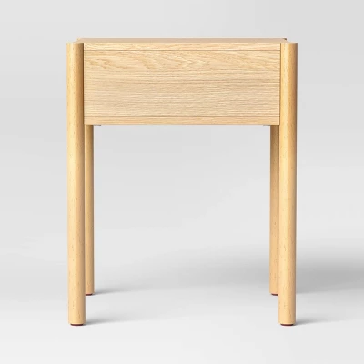 Scandi Nightstand Natural - Room Essentials™ 3 Scandi Nightstand Natural - Room Essentials™ - Image 3