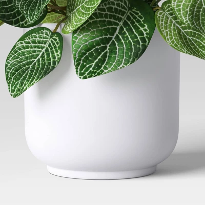 Mosaic Artificial Leaf In White Pot - Room Essentials™ 3 Mosaic Artificial Leaf In White Pot - Room Essentials™ - Image 3