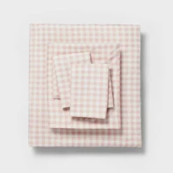 Dash Stripe Printed Microfiber Reversible Comforter & Sheets Set Ivory/Light Pink - Room Essentials™ 12 Dash Stripe Printed Microfiber Reversible Comforter & Sheets Set Ivory/Light Pink - Room Essentials™ -Room Essentials GUEST 68507cf3 a2b7 4bb8 a854 2dce462677a4