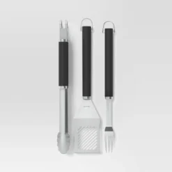 3pc Stainless Steel Grill Tool Set With Handles Light Silver - Room Essentials™: BBQ Accessories, Polypropylene Grip, No Assembly Required 7 3pc Stainless Steel Grill Tool Set With Handles Light Silver - Room Essentials™: BBQ Accessories, Polypropylene Grip, No Assembly Required -Room Essentials GUEST 6a70a262 f85e 4e2c b246 ab287dcc4968