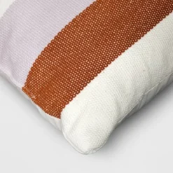 Cabana Striped Woven Cotton Square Throw Pillow - Room Essentials™ -Room Essentials GUEST 761ded34 4506 4bda 9fc3 87a0ed8ef15c