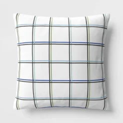 17"x17" Reversible Square Outdoor Pillow - Room Essentials™ -Room Essentials GUEST 790655a5 c545 47af a666 593df3bad17b
