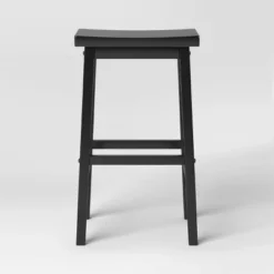 Set Of 2 29" Solid Wood Saddle Backless Barstool - Room Essentials™ 9 Set Of 2 29" Solid Wood Saddle Backless Barstool - Room Essentials™ -Room Essentials GUEST 79a59926 7c8c 42fc bea6 6d91e00c99f3