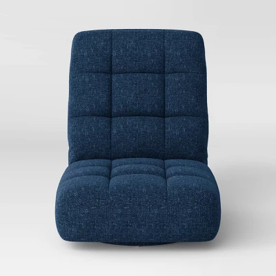 Floor Dorm Gaming Chair With Adjustable Back Navy - Room Essentials™ 2 Floor Dorm Gaming Chair With Adjustable Back Navy - Room Essentials™ - Image 2