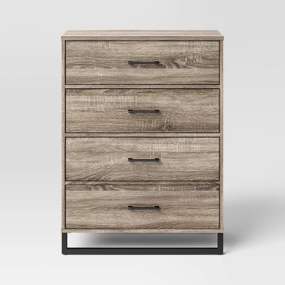 Mixed Material 4 Drawer Dresser - Room Essentials™ 2 Mixed Material 4 Drawer Dresser - Room Essentials™ - Image 2