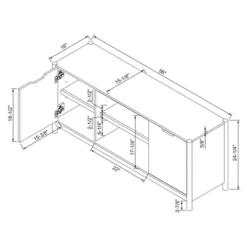 Scandi Media ,TV Stand For TVs Up To 59" Natural - Room Essentials™ -Room Essentials GUEST 8ae32382 82fc 4ac8 a028 ab0a2710e23d