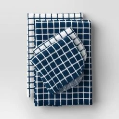 7pc Starter Kitchen Textile Set Dark Blue - Room Essentials™: Dish Towels, Hot Pads & Oven Mitts, Pot Holders, Kitchen Towels 6 7pc Starter Kitchen Textile Set Dark Blue - Room Essentials™: Dish Towels, Hot Pads & Oven Mitts, Pot Holders, Kitchen Towels -Room Essentials GUEST 8b917fc5 ac34 4c38 a783 05cf161e7a6d
