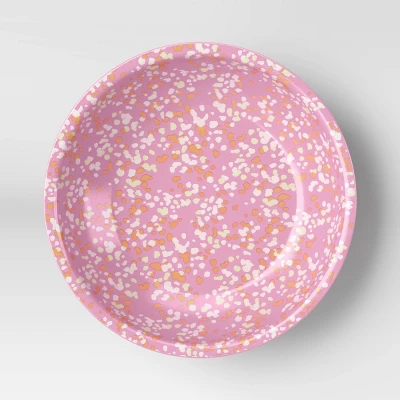 36oz Plastic Terrazzo Pale Raspberry Cereal Bowl Pink - Room Essentials™ 2 36oz Plastic Terrazzo Pale Raspberry Cereal Bowl Pink - Room Essentials™ - Image 2