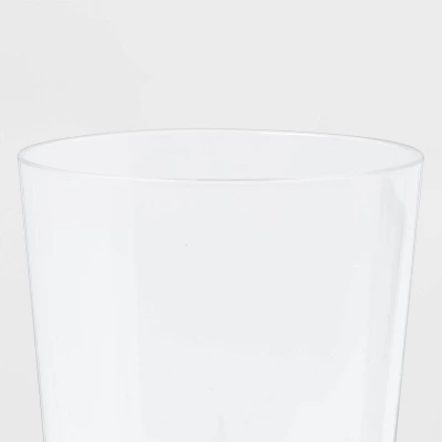 12.6oz Plastic Short Tumbler - Room Essentials™: Reusable Clear Cup, Dishwasher Safe Drinkware 2 12.6oz Plastic Short Tumbler - Room Essentials™: Reusable Clear Cup, Dishwasher Safe Drinkware - Image 2