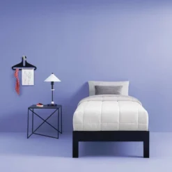 Reversible Microfiber Solid Comforter - Room Essentials™ -Room Essentials GUEST 923c5191 4987 4724 9deb 95e6fdfaad4e