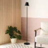 Portable Floor Lamp Black (Includes LED Light Bulb) - Room Essentials™