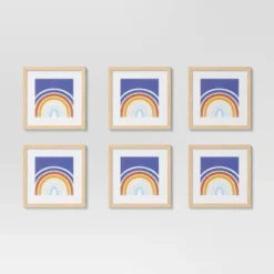(Set Of 6) 11" X 11" Matted To 8" X 8" Frame Set - Room Essentials™ -Room Essentials GUEST 9a854d8e ad55 4f2a 8688 004f094e221a