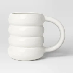 14oz Stoneware Artisan Mug White - Room Essentials™ -Room Essentials GUEST aa607789 90a1 4ed1 90ca 9b3c9d0318b9