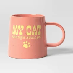 16oz Stoneware My Cat Was Right About You Mug - Room Essentials™: Orange Coffee Mug, Microwave & Dishwasher Safe 5 16oz Stoneware My Cat Was Right About You Mug - Room Essentials™: Orange Coffee Mug, Microwave & Dishwasher Safe -Room Essentials GUEST ad4ca9be 878a 407b bf0f 66749cb4c2c0