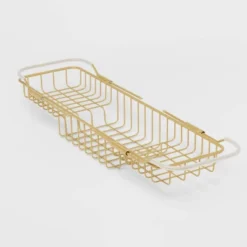 Metal Bathtub Tray With Expandable Arms Brass - Room Essentials™ -Room Essentials GUEST b4750802 2329 4878 8353 dab312cec2a0