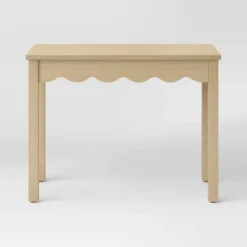 Wavy Writing Desk With Drawer Natural - Room Essentials™ -Room Essentials GUEST b5d602ba b295 49aa a097 71bb4ce9c85d