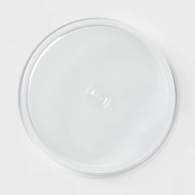 12" Plastic Cake Tray With Lid - Room Essentials™: Round Dessert & Bakery Tray, Dishwasher-Safe, Clear 2 12" Plastic Cake Tray With Lid - Room Essentials™: Round Dessert & Bakery Tray, Dishwasher-Safe, Clear - Image 2