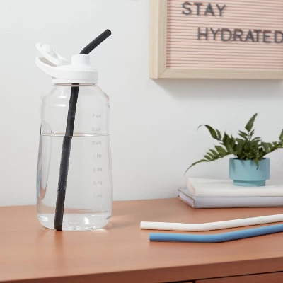 Tracker Chug Lid And 3 Silicone Straws 1 Tracker Chug Lid And 3 Silicone Straws