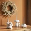 Ceramic Mushroom Taper Candle Holder - Room Essentials™