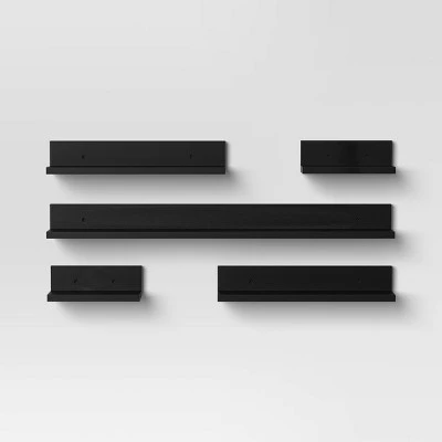 5pk Wall Shelf Picture Ledge - Room Essentials™ 2 5pk Wall Shelf Picture Ledge - Room Essentials™ - Image 2