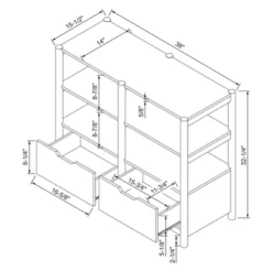 32" Scandi Small Bookcase With Storage Drawers Natural - Room Essentials™ 11 32" Scandi Small Bookcase With Storage Drawers Natural - Room Essentials™ -Room Essentials GUEST c81bf4ba 8756 4022 bc44 9f97d2a17763